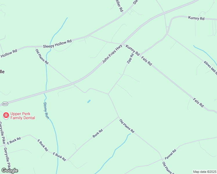 map of restaurants, bars, coffee shops, grocery stores, and more near 1310 Zipp Road in Pennsburg