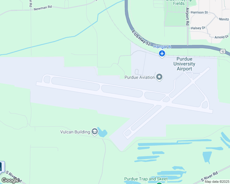 map of restaurants, bars, coffee shops, grocery stores, and more near 1501 Aviation Drive in West Lafayette