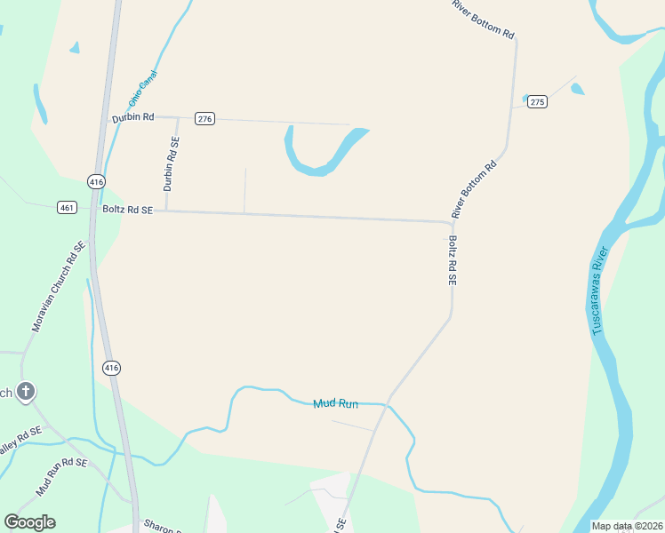 map of restaurants, bars, coffee shops, grocery stores, and more near 3276 Boltz Road Southeast in New Philadelphia