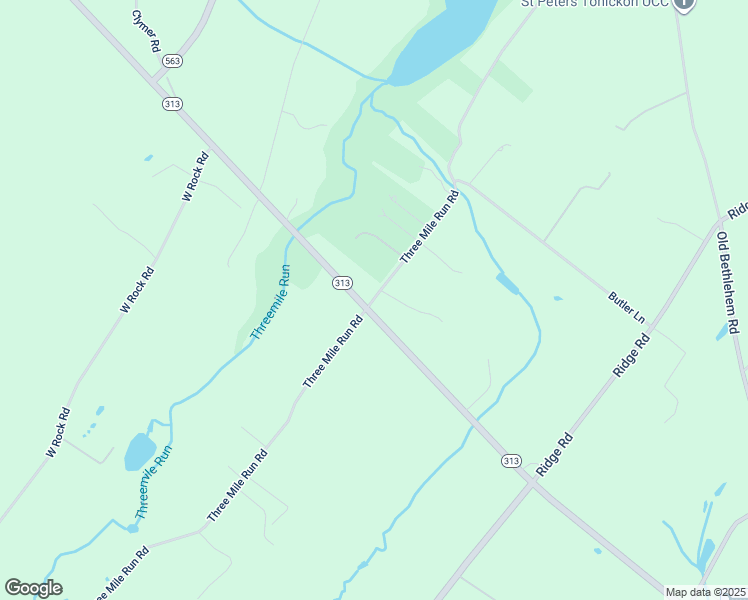 map of restaurants, bars, coffee shops, grocery stores, and more near 2309 3 Mile Road in Perkasie