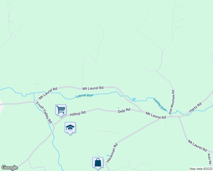 map of restaurants, bars, coffee shops, grocery stores, and more near 1915 Mount Laurel Road in Temple