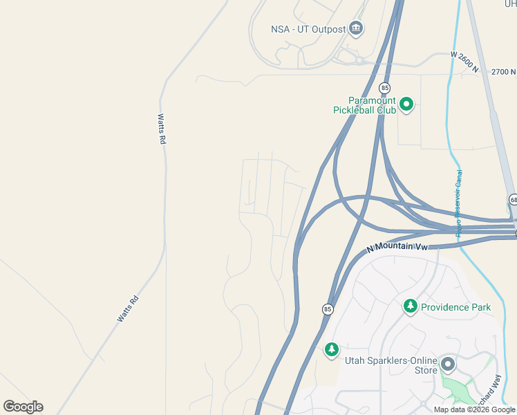 map of restaurants, bars, coffee shops, grocery stores, and more near 2846 Purpletop Lane in Saratoga Springs