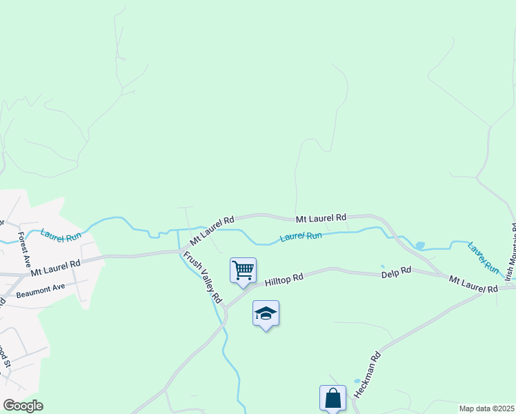 map of restaurants, bars, coffee shops, grocery stores, and more near 1819 Mount Laurel Road in Temple