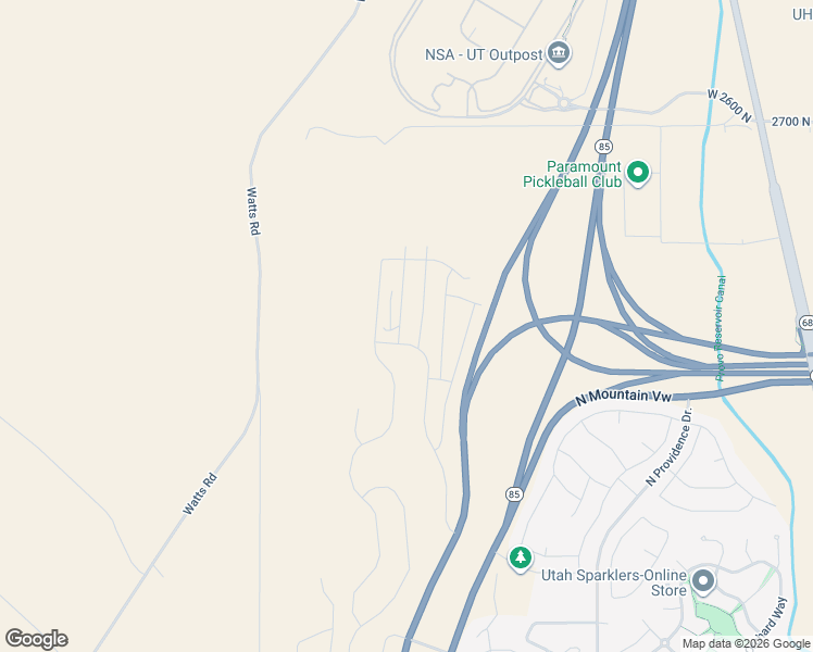 map of restaurants, bars, coffee shops, grocery stores, and more near 2862 Purpletop Lane in Saratoga Springs