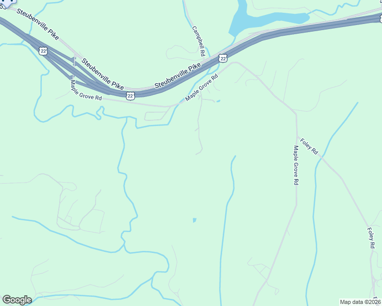 map of restaurants, bars, coffee shops, grocery stores, and more near 6069 Maple Grove Road in Bulger