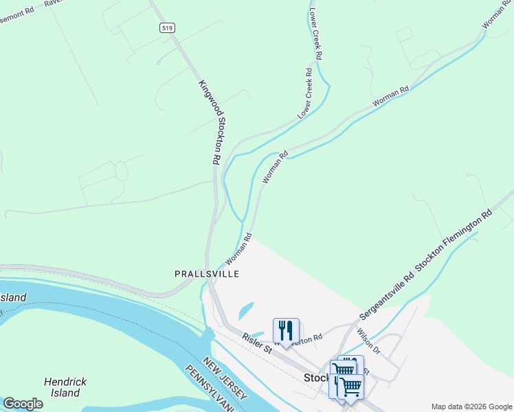 map of restaurants, bars, coffee shops, grocery stores, and more near 28 Worman Road in Stockton
