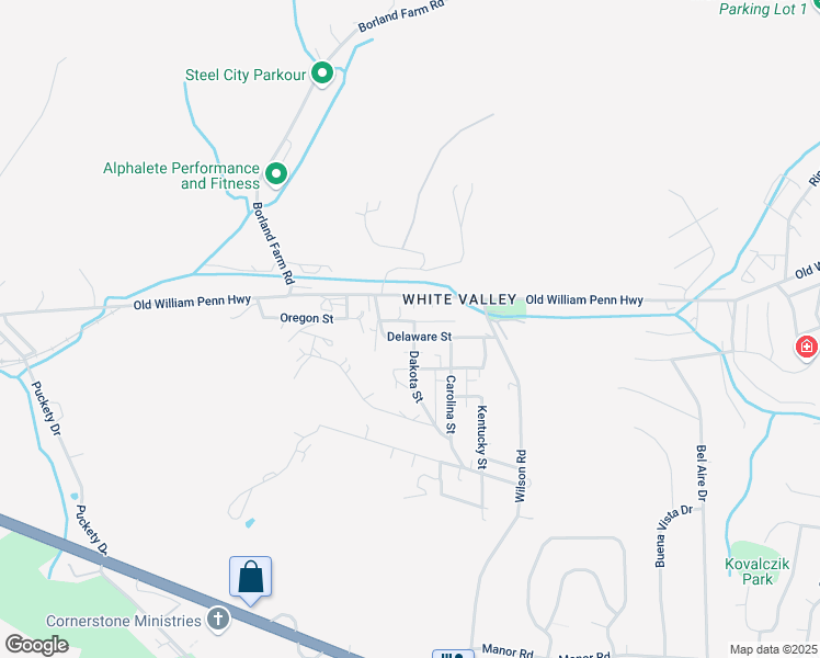 map of restaurants, bars, coffee shops, grocery stores, and more near 3000 Dakota Street in Export