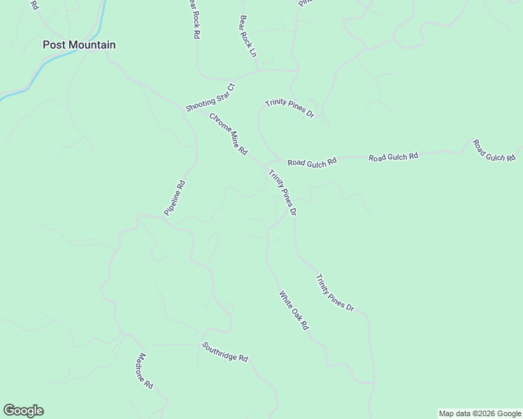 map of restaurants, bars, coffee shops, grocery stores, and more near White Oak Road in Hayfork