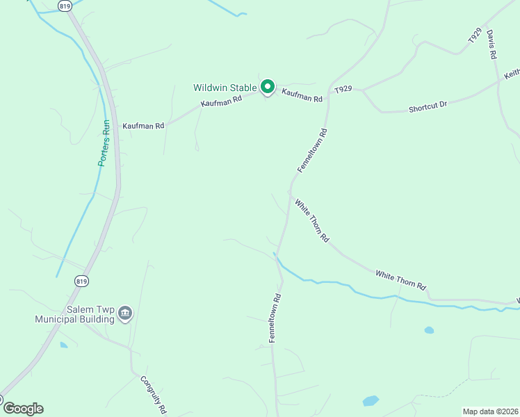 map of restaurants, bars, coffee shops, grocery stores, and more near 347 Fenneltown Road in New Alexandria