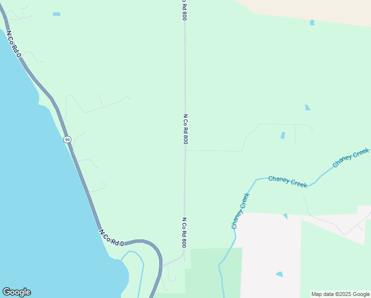 map of restaurants, bars, coffee shops, grocery stores, and more near 1477 North Co Road 800 in Hamilton