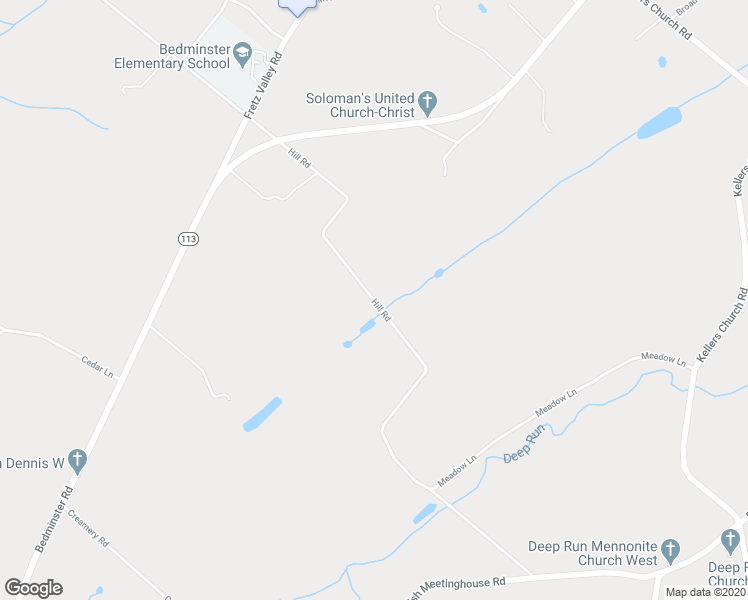 map of restaurants, bars, coffee shops, grocery stores, and more near 483 Hill Road in Ottsville