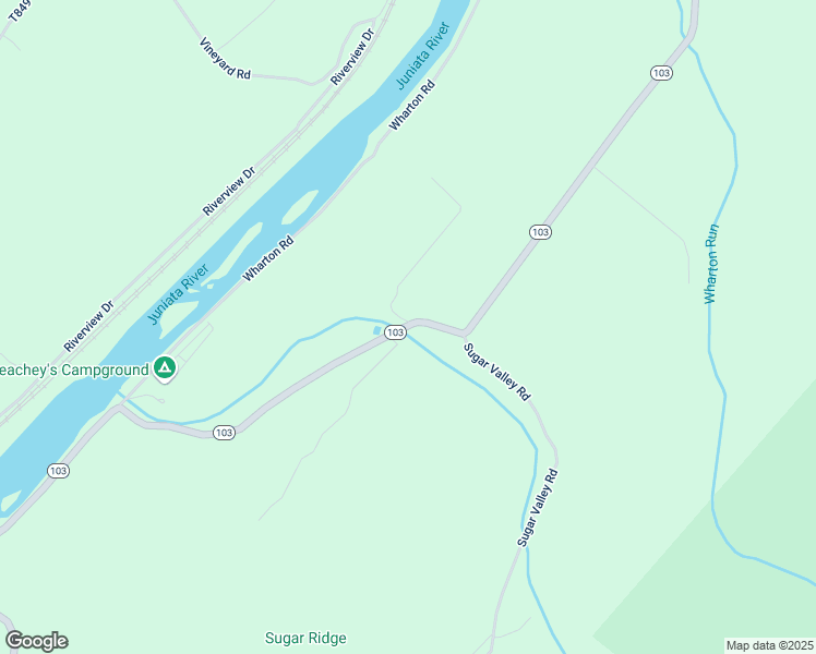 map of restaurants, bars, coffee shops, grocery stores, and more near 184 private drive in McVeytown