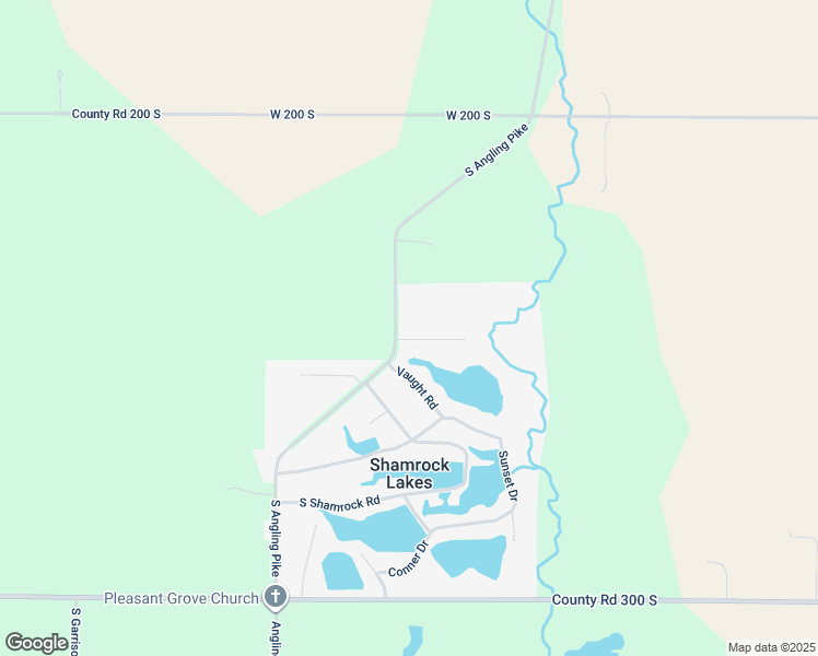 map of restaurants, bars, coffee shops, grocery stores, and more near 2420-2510 South Angling Pike in Hartford City