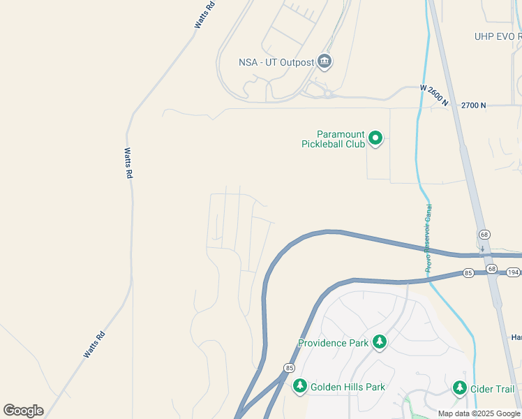 map of restaurants, bars, coffee shops, grocery stores, and more near 609 Salvia Drive in Saratoga Springs