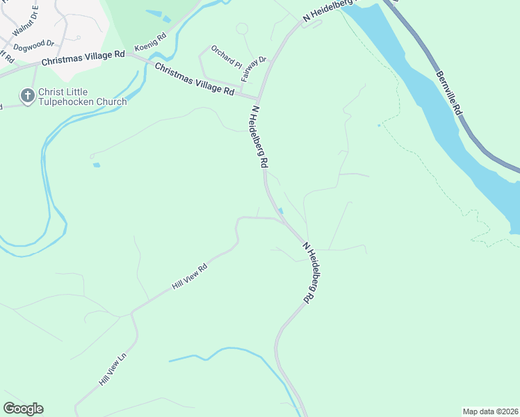 map of restaurants, bars, coffee shops, grocery stores, and more near 340 Hill View Ln in Bernville