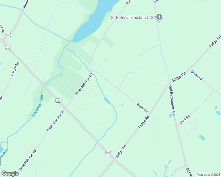map of restaurants, bars, coffee shops, grocery stores, and more near 1390 Butler Lane in Perkasie