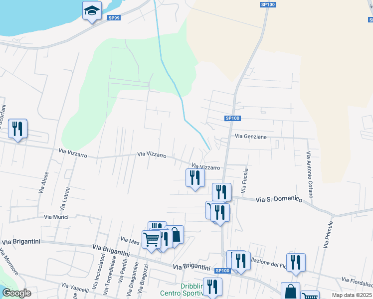 map of restaurants, bars, coffee shops, grocery stores, and more near 2 Via Pesce Martello in Taranto