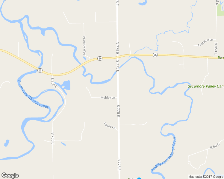 map of restaurants, bars, coffee shops, grocery stores, and more near 100 South 775 East in Lafayette