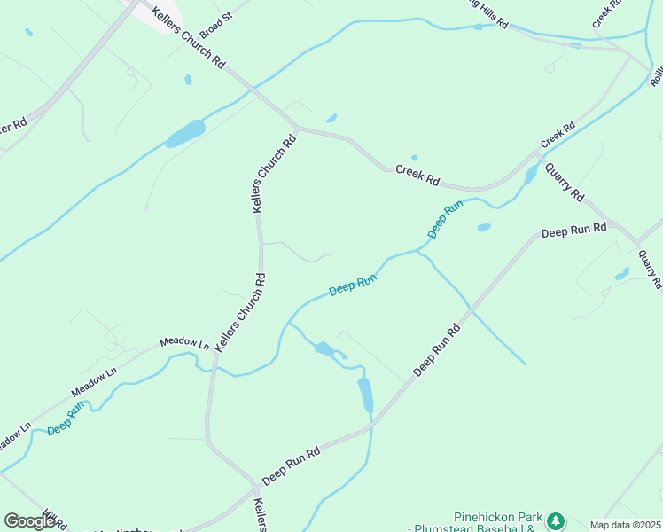 map of restaurants, bars, coffee shops, grocery stores, and more near 565 Kellers Church Road in Ottsville