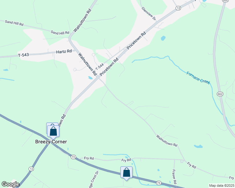 map of restaurants, bars, coffee shops, grocery stores, and more near 417 Walnuttown Road in Berks County