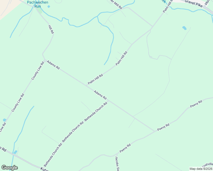 map of restaurants, bars, coffee shops, grocery stores, and more near 1092 Palm Hill Road in Montgomery County