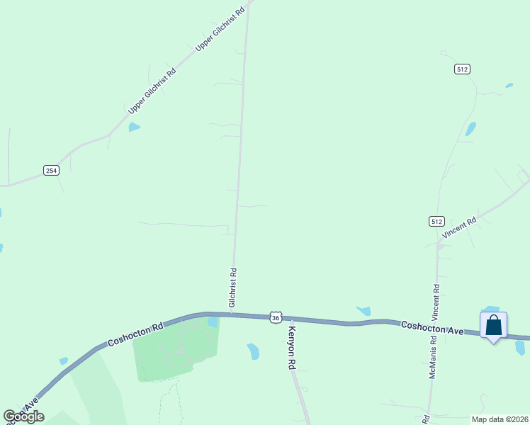 map of restaurants, bars, coffee shops, grocery stores, and more near 12600 Gilchrist Road in Mount Vernon