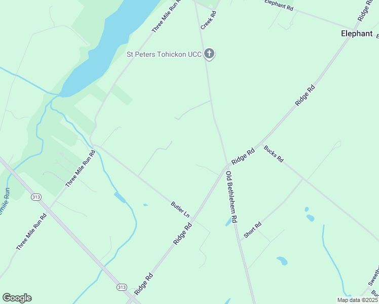 map of restaurants, bars, coffee shops, grocery stores, and more near 2600 Ridge Road in Perkasie