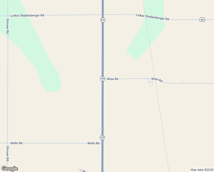 map of restaurants, bars, coffee shops, grocery stores, and more near 14960 Ohio 65 in Jackson Center