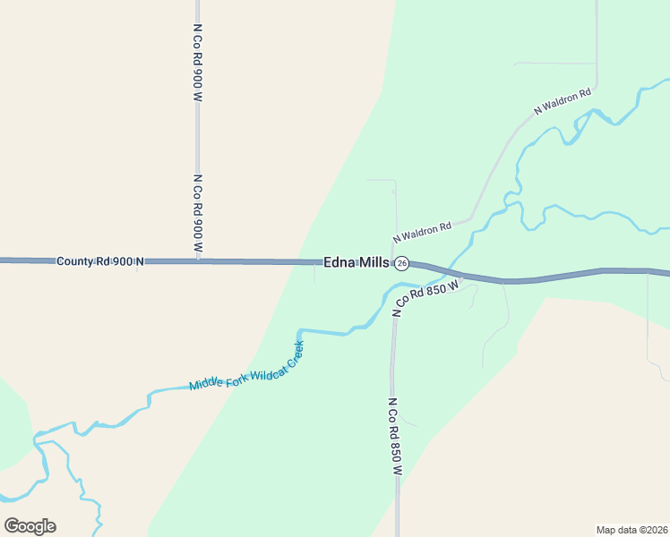 map of restaurants, bars, coffee shops, grocery stores, and more near 8244-8542 County Road 900 North in Rossville