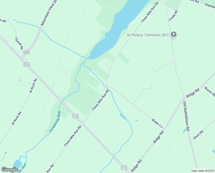 map of restaurants, bars, coffee shops, grocery stores, and more near 2501 3 Mile Road in Perkasie