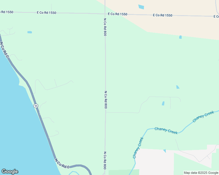 map of restaurants, bars, coffee shops, grocery stores, and more near 1477-1549 North Co Road 800 in Hamilton
