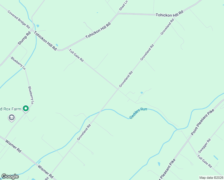 map of restaurants, bars, coffee shops, grocery stores, and more near 6770 Groveland Road in Bucks County