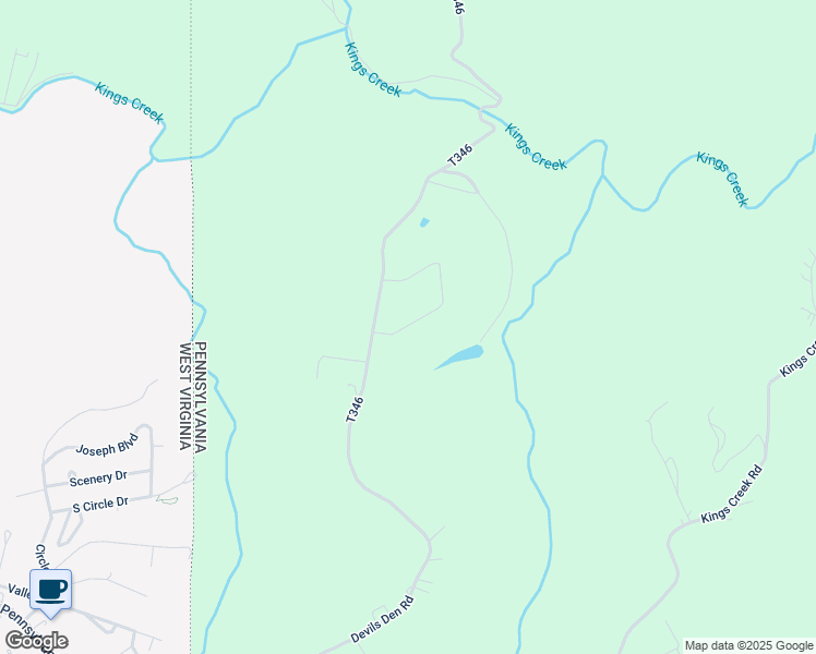 map of restaurants, bars, coffee shops, grocery stores, and more near 18 Colwell Street in Burgettstown