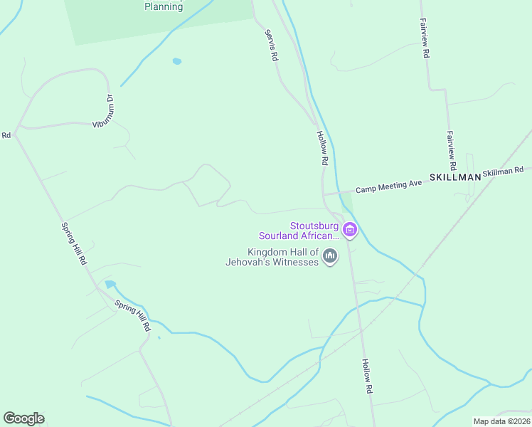 map of restaurants, bars, coffee shops, grocery stores, and more near 42 Stouts Road in Montgomery