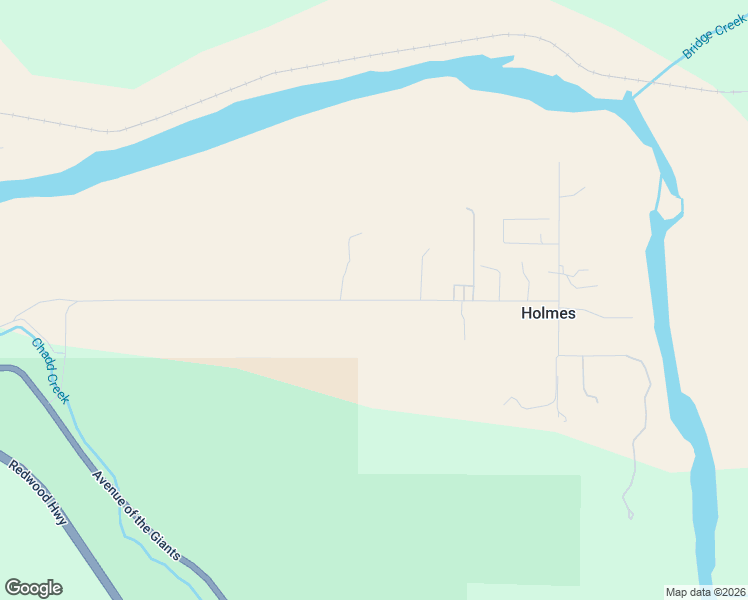 map of restaurants, bars, coffee shops, grocery stores, and more near Holmes Flat Road in Humboldt County