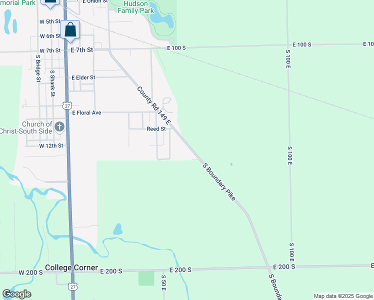 map of restaurants, bars, coffee shops, grocery stores, and more near 1352-1598 Boundary Pike in Portland