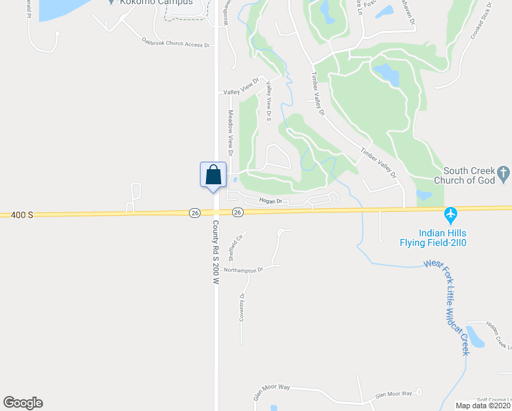 map of restaurants, bars, coffee shops, grocery stores, and more near 1948 Jones Place in Kokomo