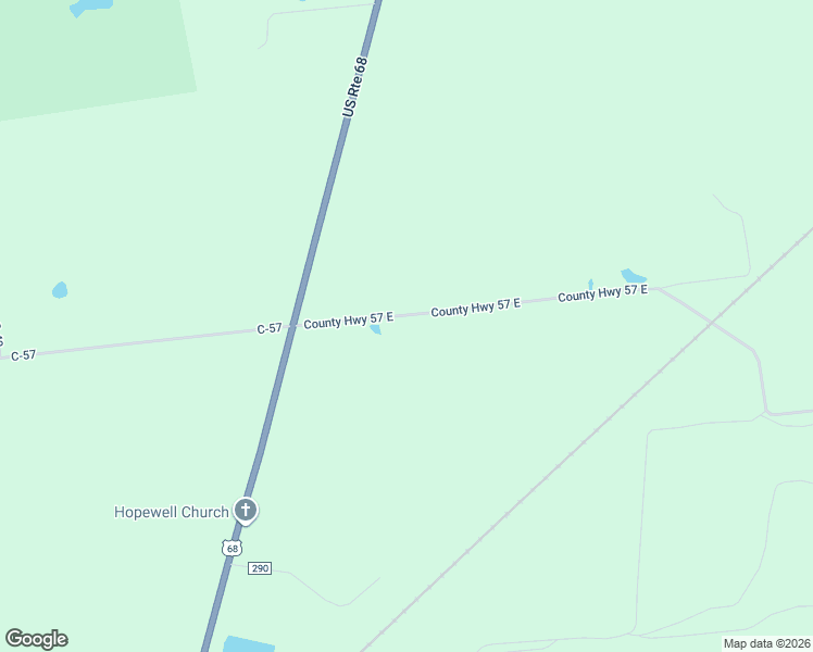 map of restaurants, bars, coffee shops, grocery stores, and more near 236 County Highway 57 East in Bellefontaine