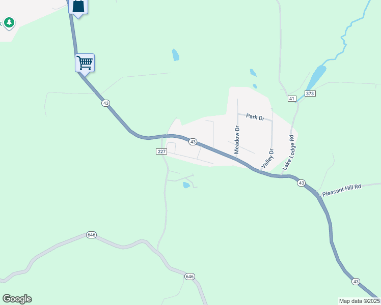 map of restaurants, bars, coffee shops, grocery stores, and more near 1588 Ohio 43 in Richmond