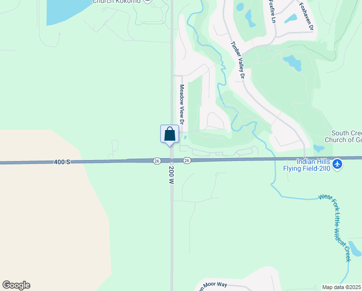 map of restaurants, bars, coffee shops, grocery stores, and more near 1951 Player Place in Kokomo