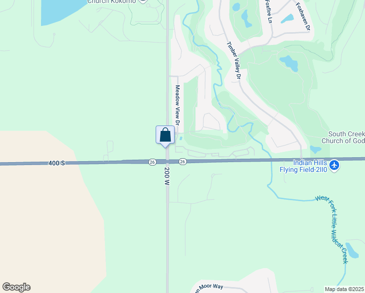 map of restaurants, bars, coffee shops, grocery stores, and more near 1966 Hogan Drive in Kokomo