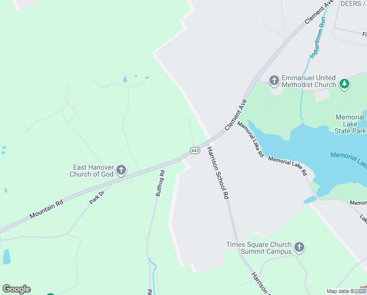 map of restaurants, bars, coffee shops, grocery stores, and more near 10518 Mountain Road in Grantville