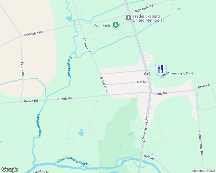 map of restaurants, bars, coffee shops, grocery stores, and more near 164 Deer Drive in Lebanon