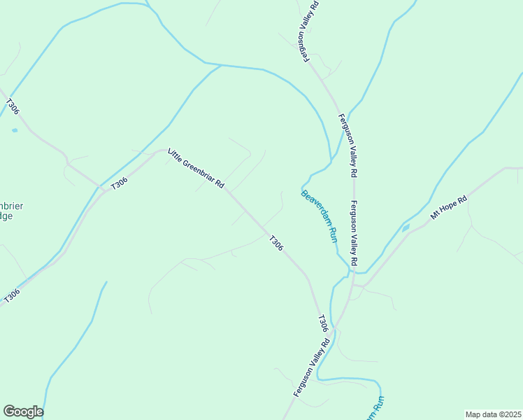 map of restaurants, bars, coffee shops, grocery stores, and more near 1325 Little Greenbriar Road in McVeytown