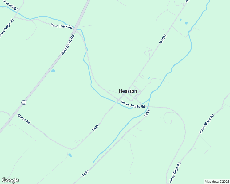 map of restaurants, bars, coffee shops, grocery stores, and more near Briggs Road in Huntingdon