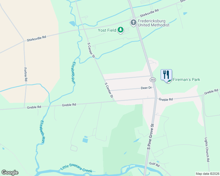 map of restaurants, bars, coffee shops, grocery stores, and more near 164 Deer Drive in Lebanon