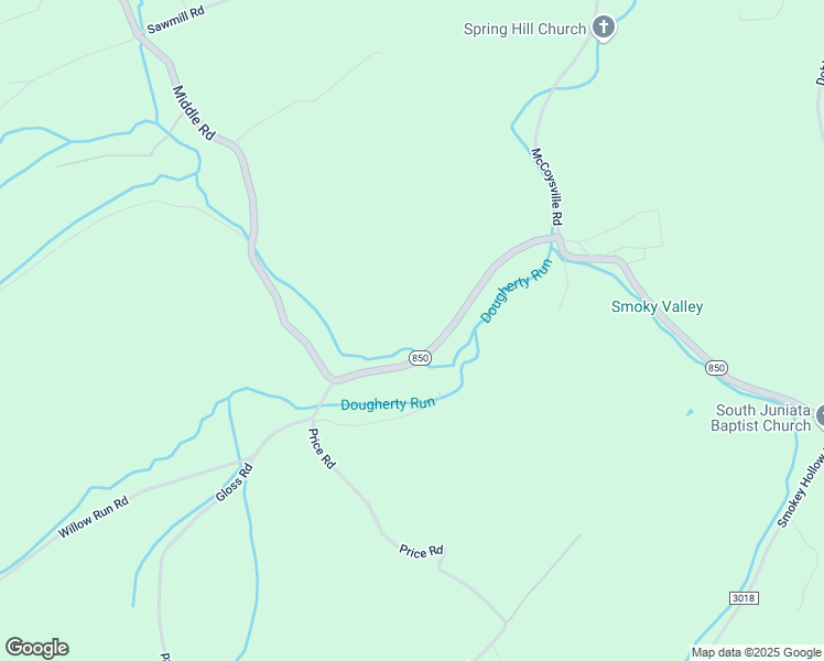 map of restaurants, bars, coffee shops, grocery stores, and more near 1691 Middle Road in Honey Grove