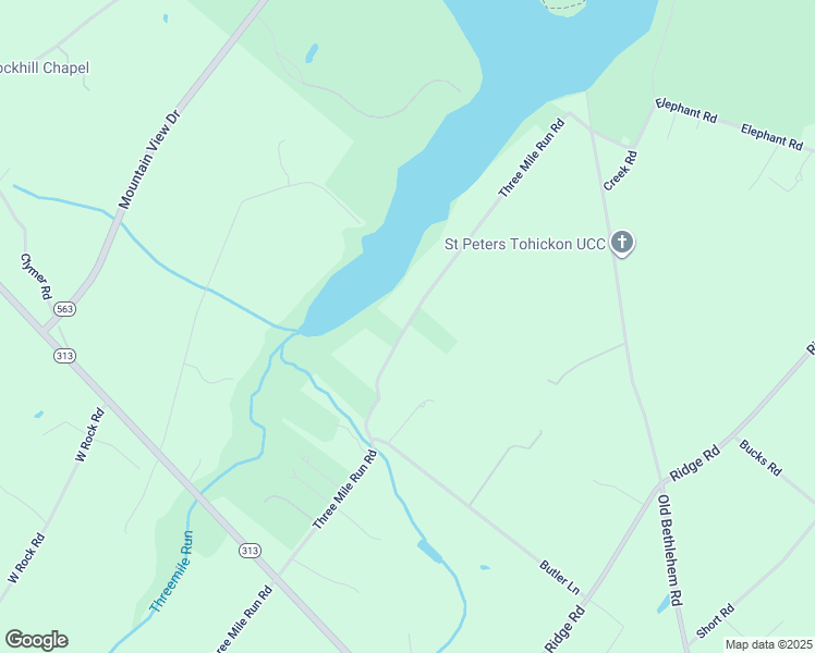 map of restaurants, bars, coffee shops, grocery stores, and more near 2625 3 Mile Run Rd in Perkasie