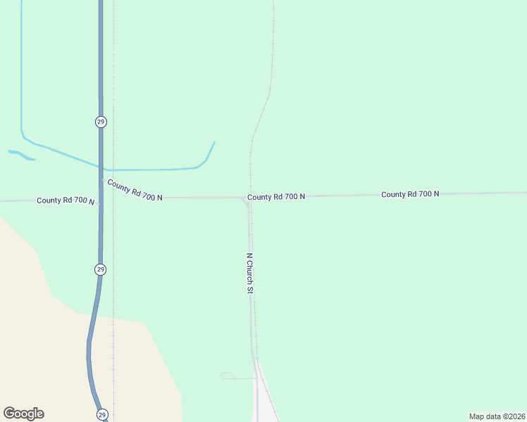 map of restaurants, bars, coffee shops, grocery stores, and more near 15085 County Road 700 North in Green Valley