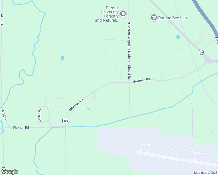 map of restaurants, bars, coffee shops, grocery stores, and more near 2628 Newman Road in West Lafayette